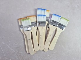 Pack 10 pinceles o pinceletas punta color Nro5 